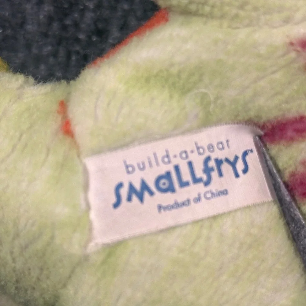 Build-A-Bear Smallfrys Mini Plush Lime Green Tropical Palm Tree Summer Bear 7in